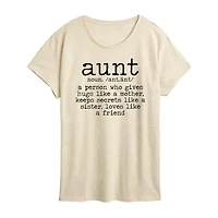Womens Crew Neck Short Sleeve Regular Fit Graphic T-Shirt