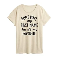 Womens Crew Neck Short Sleeve Regular Fit Graphic T-Shirt