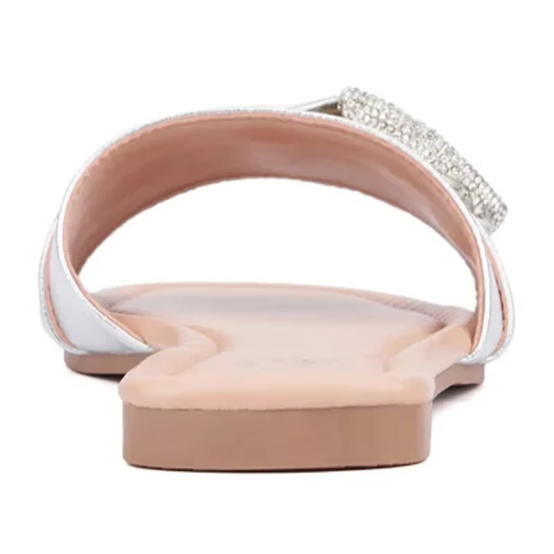 New York & Company Womens Nadira Flat Sandals
