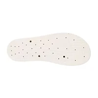 New York & Company Womens Camilia Flower Slide Flat Sandals