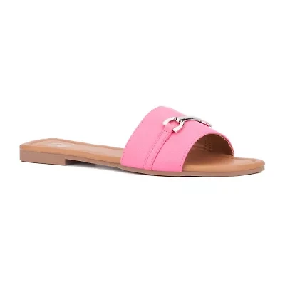New York & Company Womens Naia Flat Sandals