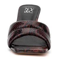 New York & Company Womens Evelina Heeled Sandals