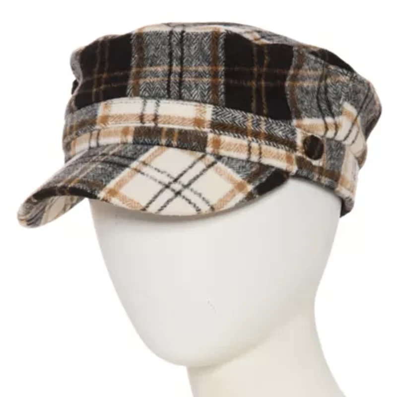 Mixit Plaid Womens Cadet Hat