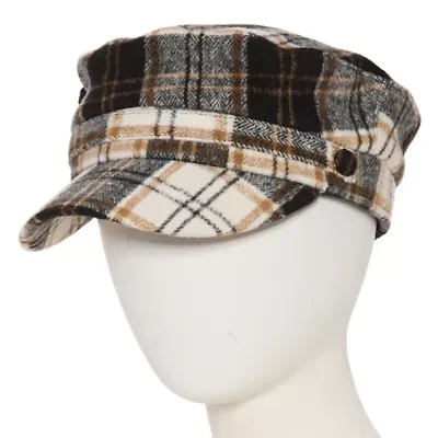 Mixit Plaid Womens Cadet Hat