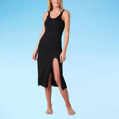 Mynah Womens Knit Dress Swimsuit Cover-Up