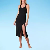 Mynah Womens Knit Dress Swimsuit Cover-Up