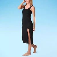 Mynah Womens Knit Dress Swimsuit Cover-Up