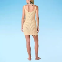 Mynah Womens Knit Dress Swimsuit Cover-Up