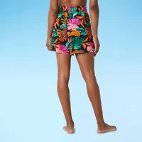 Mynah Womens Shorts Swimsuit Cover-Up