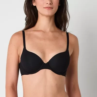 Ambrielle Cotton Womens Medium Support Demi Bra 364238