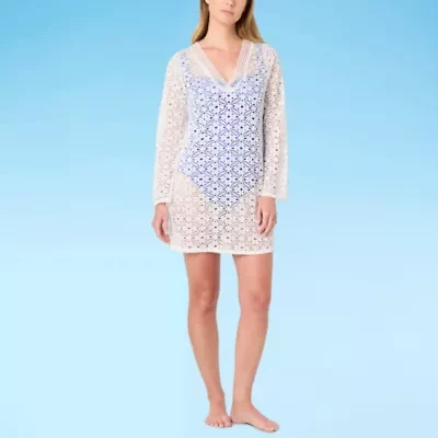 Liz Claiborne Womens Dress Swimsuit Cover-Up