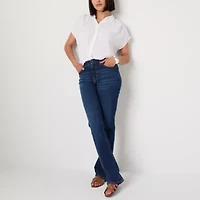 a.n.a Womens High Rise Bootcut Jean