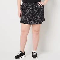 Stylus Womens High Rise Plus Skort