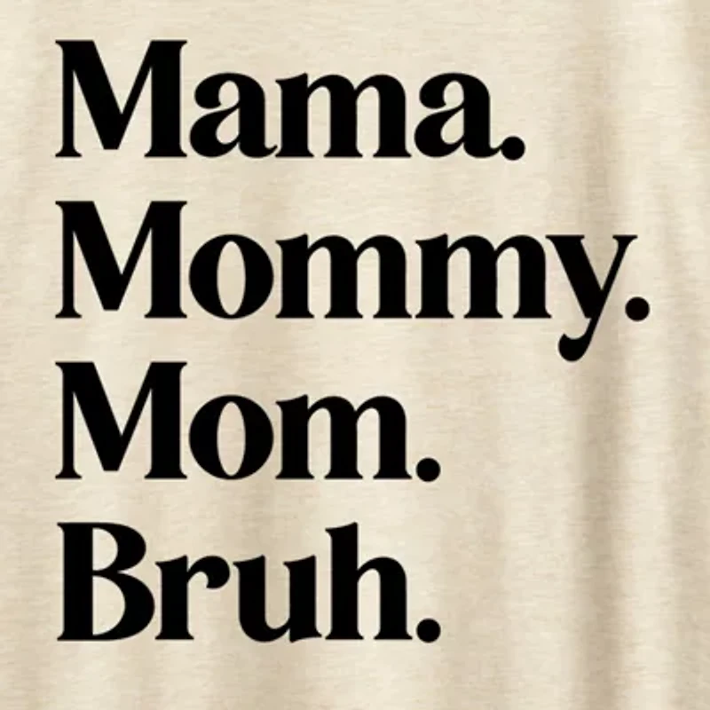 Womens Crew Neck Short Sleeve Regular Fit Graphic T-Shirt