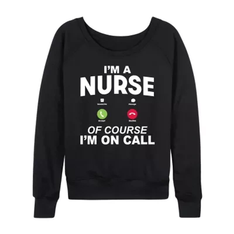 Womens Crew Neck Long Sleeve Sweatshirt