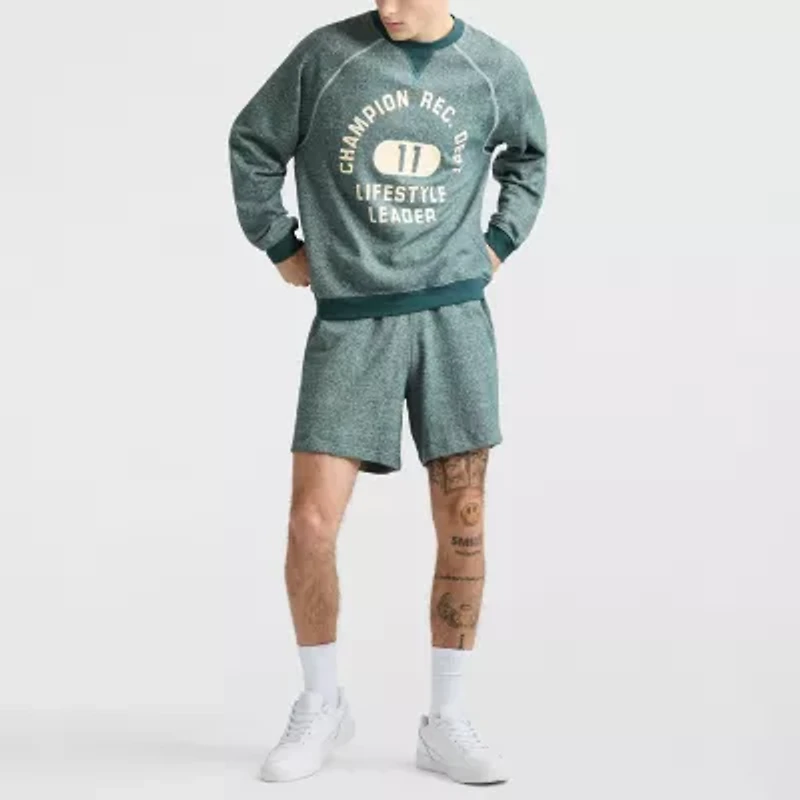 Champion Mens 7" Mid Rise Workout Shorts