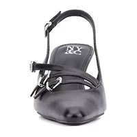 New York & Company Womens Imari Heeled Sandals