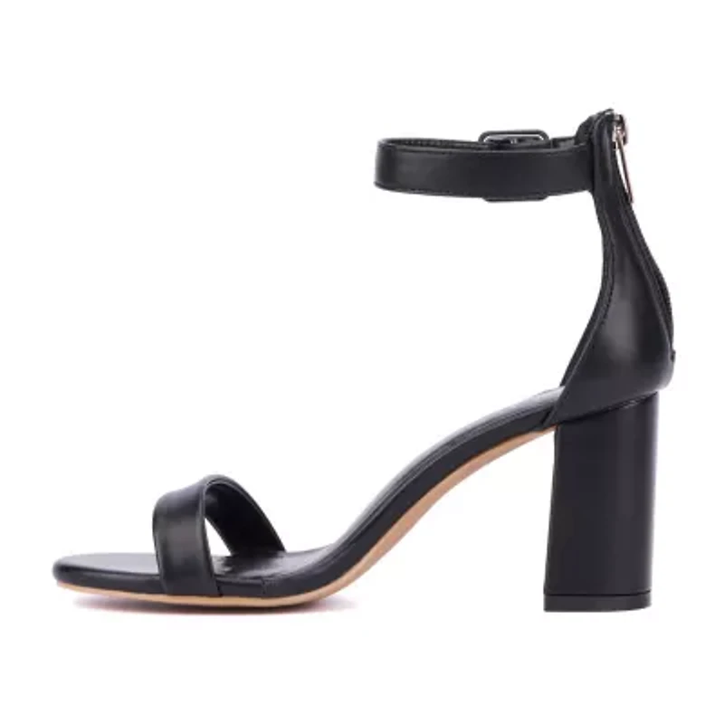 New York & Company Womens Lulu Heeled Sandals