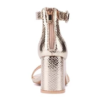 New York & Company Womens Lulu Heeled Sandals