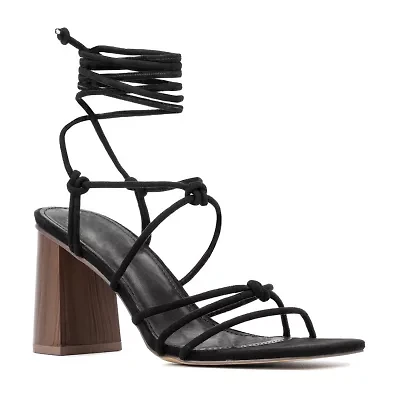 New York & Company Womens Bailey Heeled Sandals