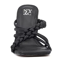 New York & Company Womens Dalia Heeled Sandals