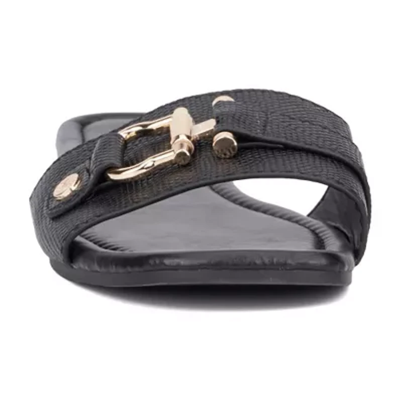 New York & Company Womens Isolde Slide Sandals