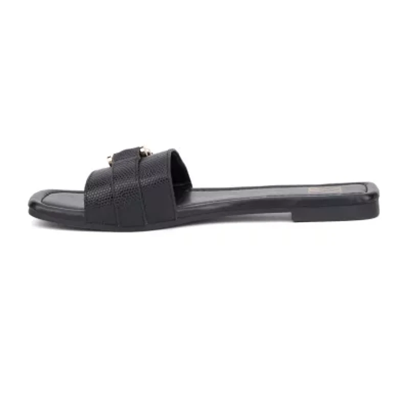 New York & Company Womens Isolde Slide Sandals