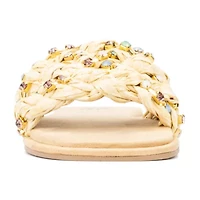 New York & Company Womens Izzy Slide Sandals