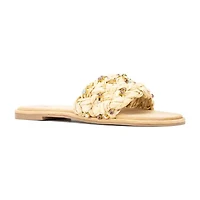 New York & Company Womens Izzy Slide Sandals
