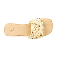 New York & Company Womens Izzy Slide Sandals