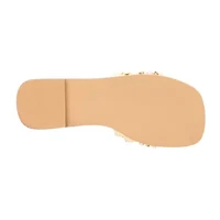 New York & Company Womens Izzy Slide Sandals