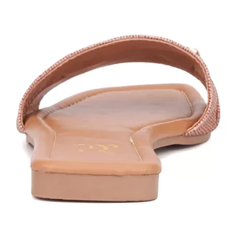 New York & Company Womens Naia Flat Sandals