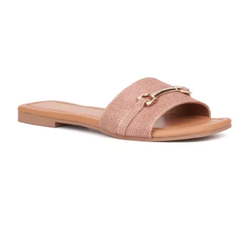 New York & Company Womens Naia Flat Sandals