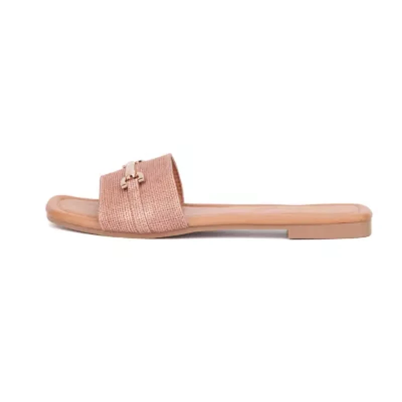 New York & Company Womens Naia Flat Sandals