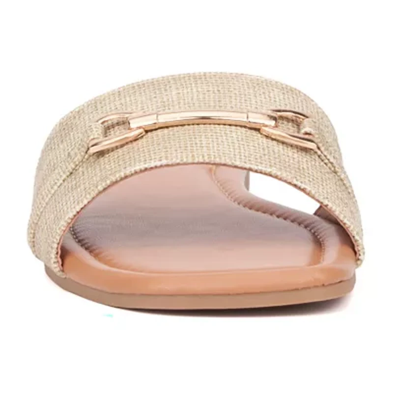 New York & Company Womens Naia Flat Sandals