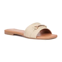 New York & Company Womens Naia Flat Sandals