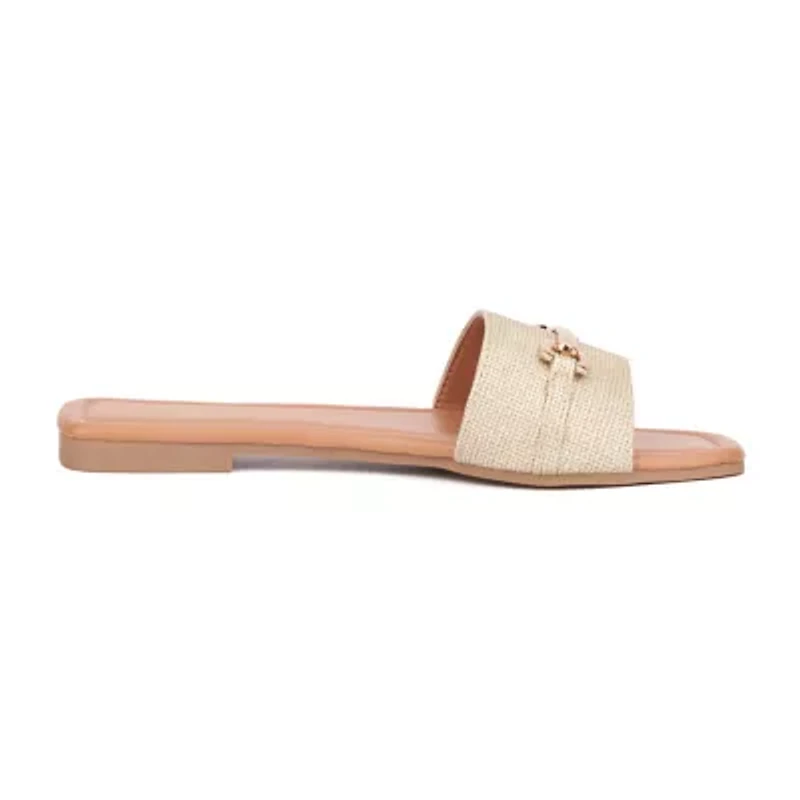 New York & Company Womens Naia Flat Sandals
