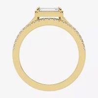 Si2 / G) Womens 1 1/2 CT. T.W. Lab Grown White Diamond 10K Gold Cocktail Ring