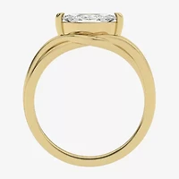 (Si2 / G) Womens 3/4 CT. Lab Grown White Diamond 10K Gold Marquise Cocktail Ring