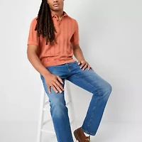 Frye and Co. Mens Regular Fit Short Sleeve Polo Shirt