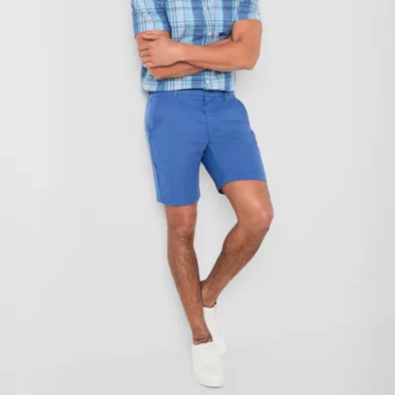 St. John's Bay Performance Mens 9" Moisture Wicking Chino Short
