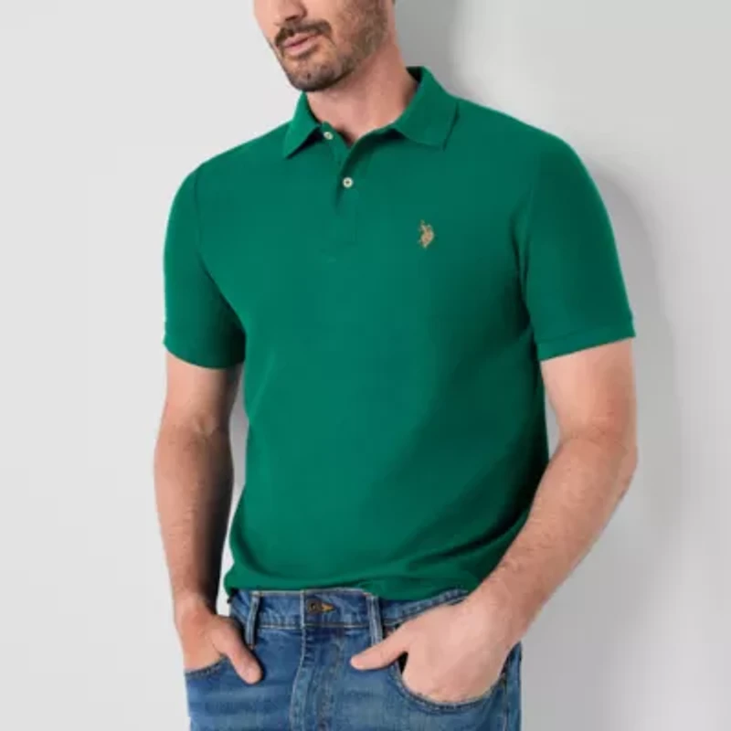 U.S. Polo Assn. Ultimate Pique Mens Classic Fit Short Sleeve Shirt