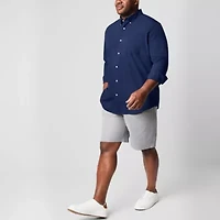 St. John's Bay Performance Mens Long Sleeve Classic Fit Big and Tall Button-Down Shirt