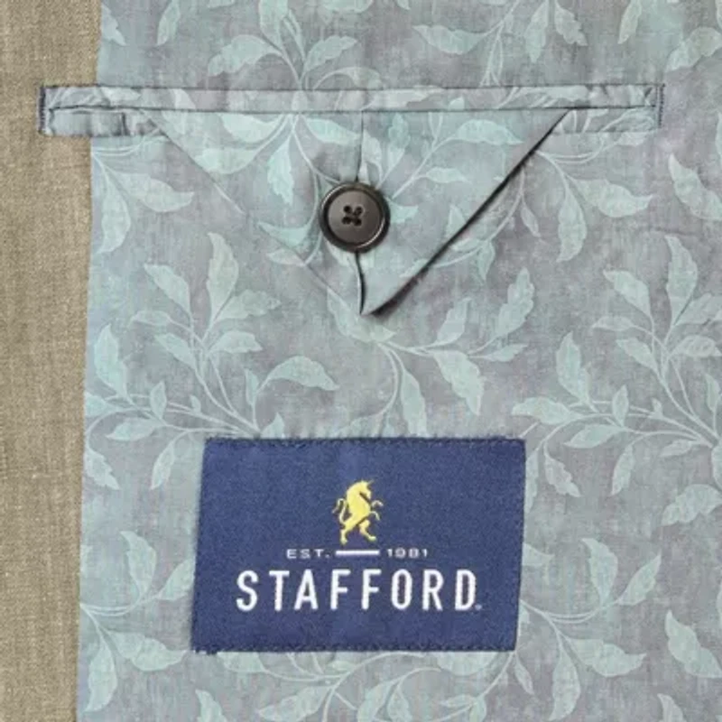 Stafford Linen Blend Mens Classic Fit Suit Jacket