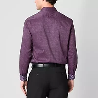 J. Ferrar Ultra Comfort Mens Long Sleeve Slim Fit Stretch Fabric Wrinkle Free Button-Down Shirt