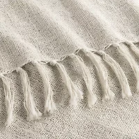 Indigo Road by Egypt Sherrod Olema Loose Weave Tasseled Linen Blend Midweight Throw