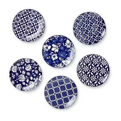 Certified International Madison 6-pc. Porcelain Salad Plate