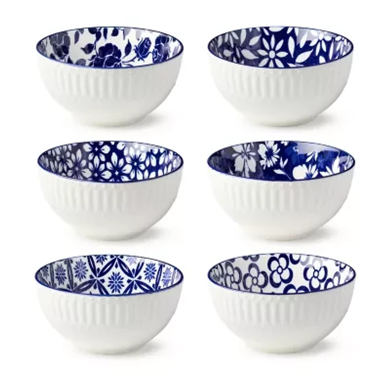 Certified International Madison 6-pc. Porcelain Ice Cream Bowl
