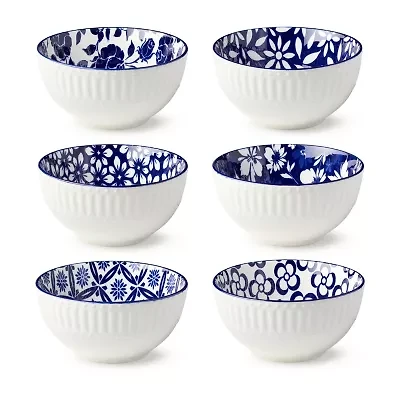 Certified International Madison 6-pc. Porcelain Ice Cream Bowl