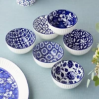 Certified International Madison 6-pc. Porcelain Ice Cream Bowl